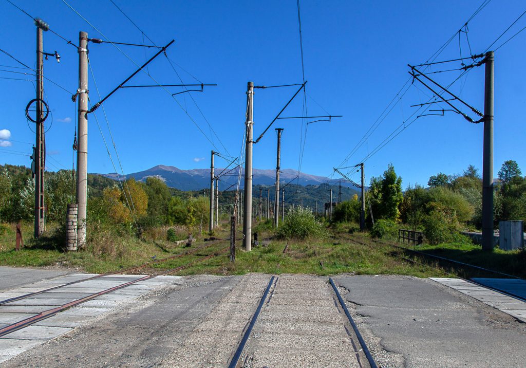 Antigua línea ferroviaria para el transporte del carbón. Aninoasa. Rumanía 2021
