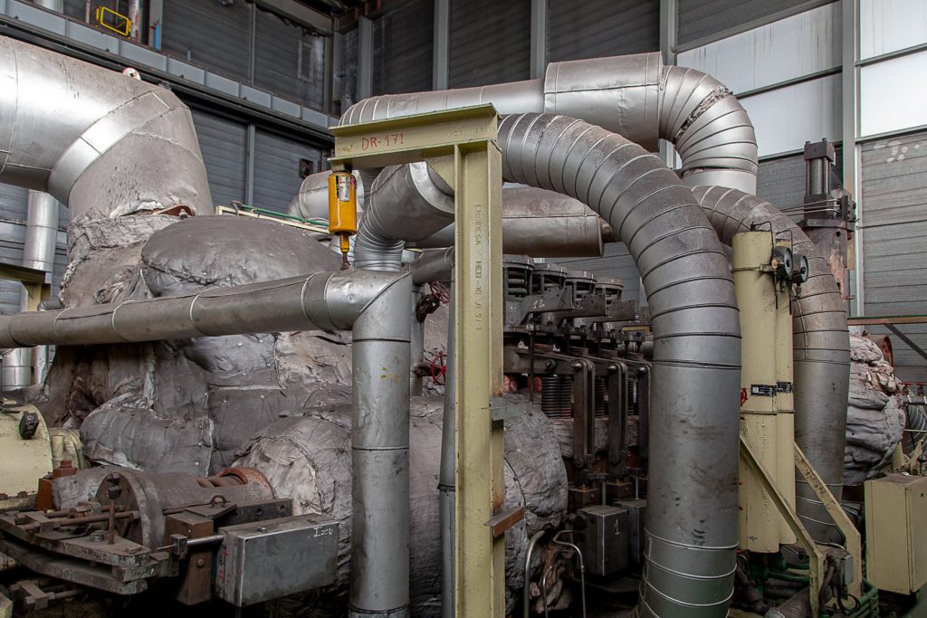 Desmantelamiento de la Central Térmica de Lada. Iberdrola. Langreo. Asturias 2021
