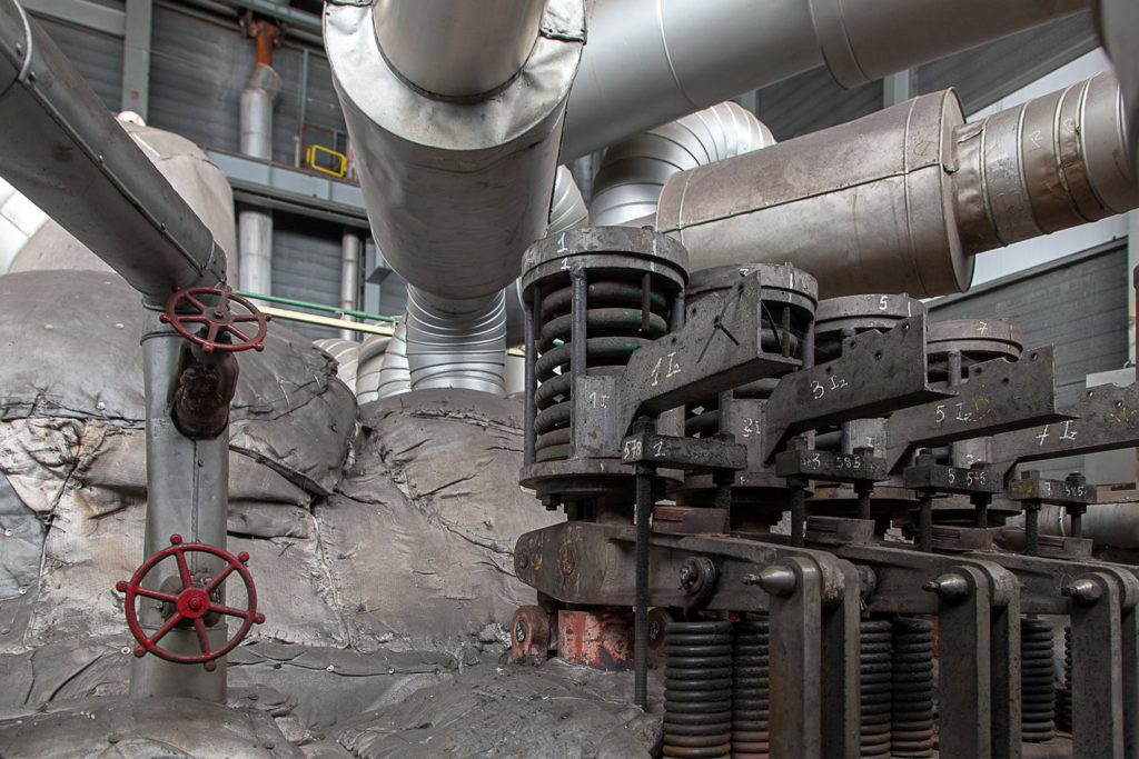 Desmantelamiento de la Central Térmica de Lada. Iberdrola. Langreo. Asturias 2021