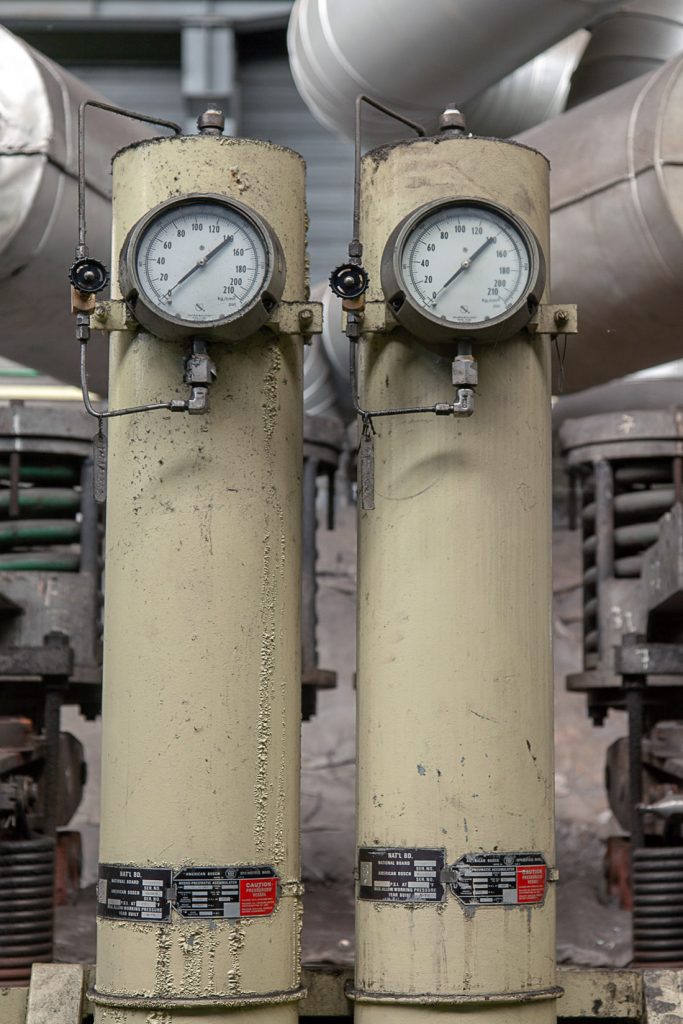 Desmantelamiento de la Central Térmica de Lada. Iberdrola. Langreo. Asturias 2021