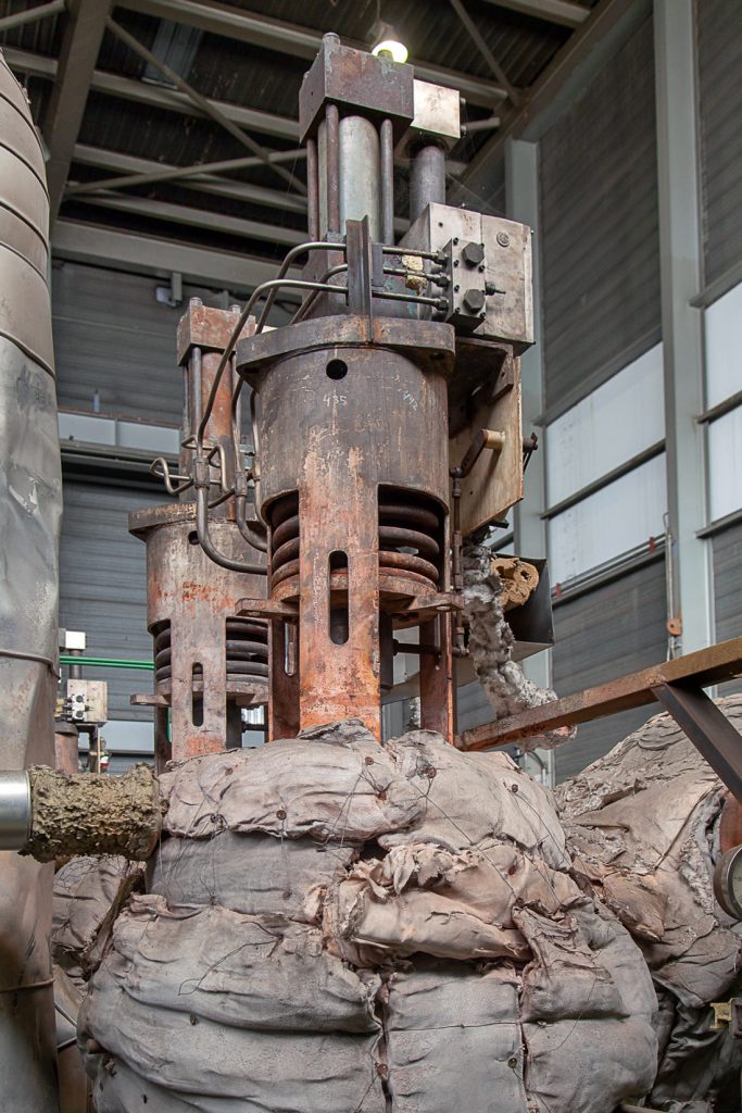 Desmantelamiento de la Central Térmica de Lada. Iberdrola. Langreo. Asturias 2021