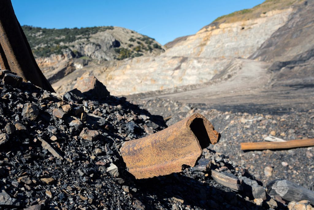 Detalle de la Mina de Santa Lucía de Gordón. León, 2021