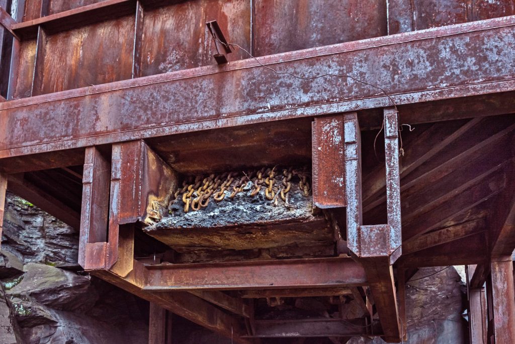 Instalaciones del Pozo Viloria. Mina carbones Viloria. Torre del Bierzo. León 2021