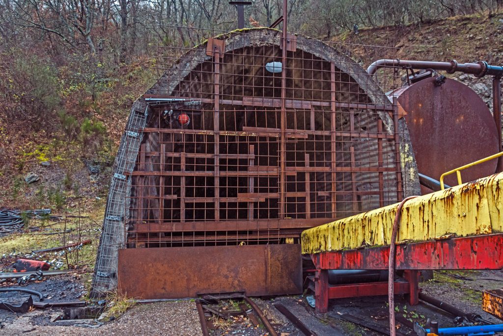 Mina de Santa Cruz de Montes. Pozo de Salgueiro, Pozo nuevo. Torre del Bierzo, León 2021