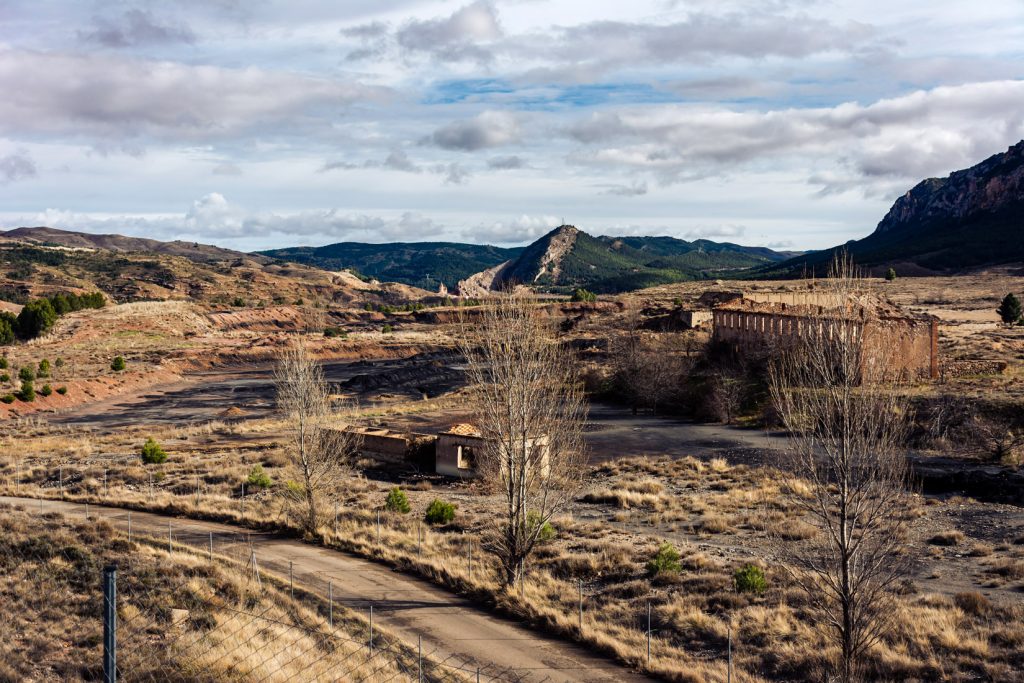 Escorial minero de Loma Blanca. Martín del Río, Teruel 2021