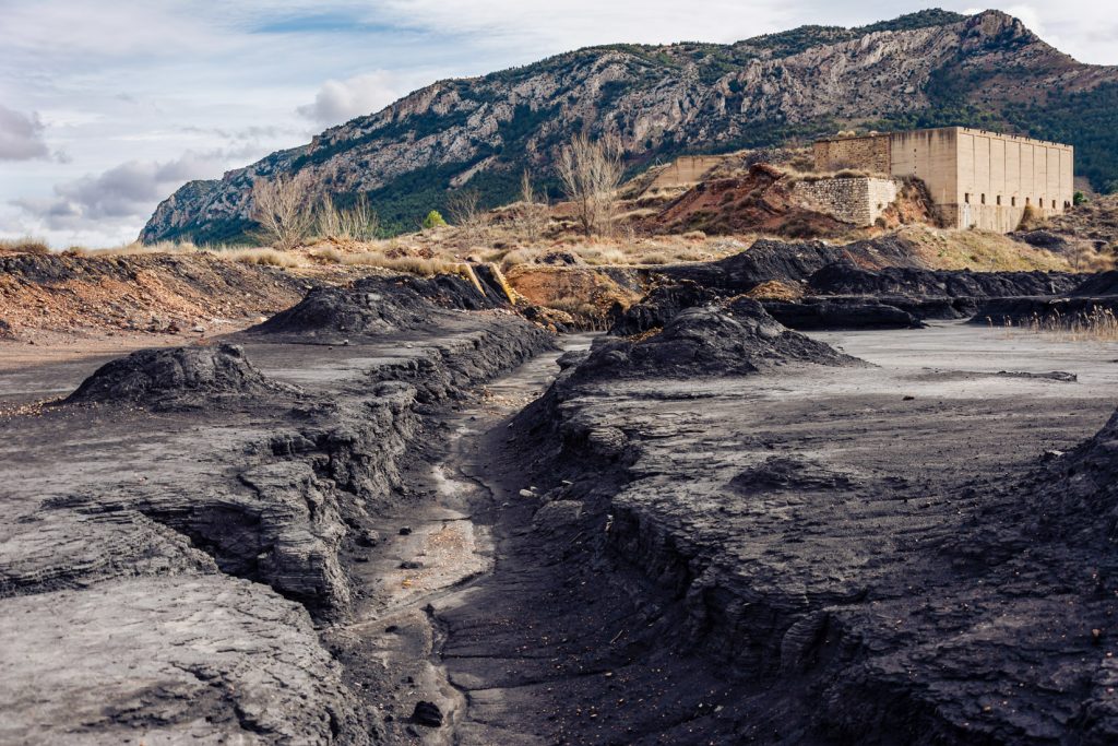 Escorial minero de Loma Blanca. Martín del Río, Teruel 2021