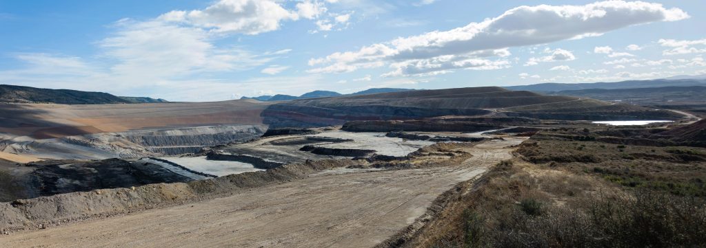 Mina a cielo abierto Santa María. Ariño 2021