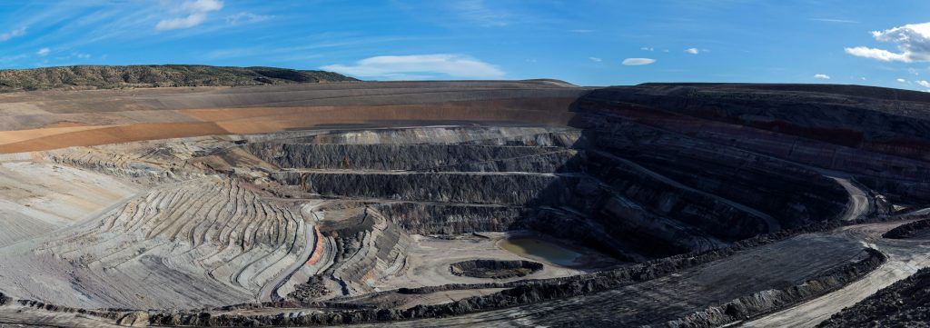 Mina a cielo abierto Santa María. Ariño 2021