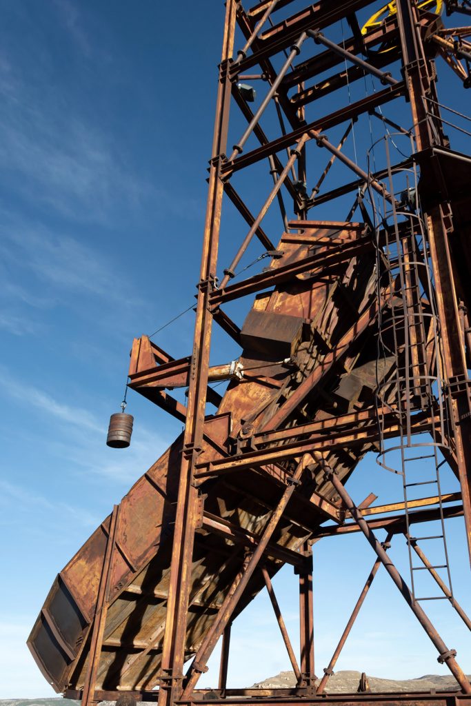 Castillete de la mina SeVerá. Escucha, Teruel 2021