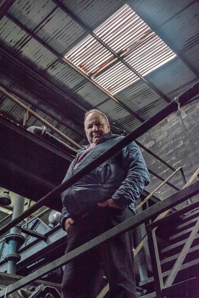 El ex-minero Senén Maseda, Lavadero de Salgueiro. Torre del Bierzo 2021