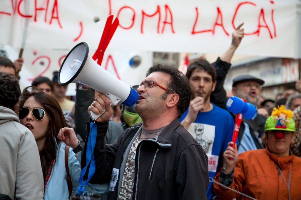 Huelga General. 29 de Marzo de 2012. Manifestacion en Oviedo. Asturias 2012