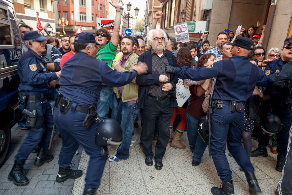 Huelga General. 29 de Marzo de 2012. Manifestacion en Oviedo. Asturias 2012