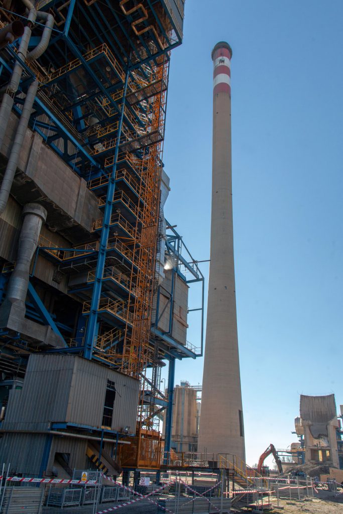 Desmantelamiento de la Central Térmica de La Robla. Naturgy. León 2022