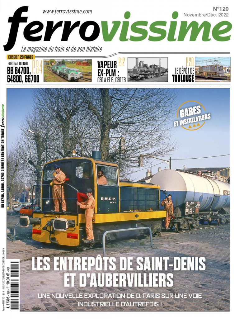 Portada de la revista Ferrovissime N. 120. Noviembre / Diciembre de 2022
