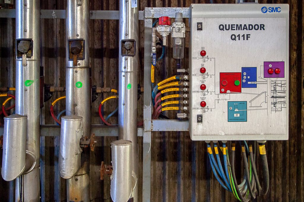 Desmantelamiento de la Central Térmica de Lada. Iberdrola. Langreo. Asturias 2021