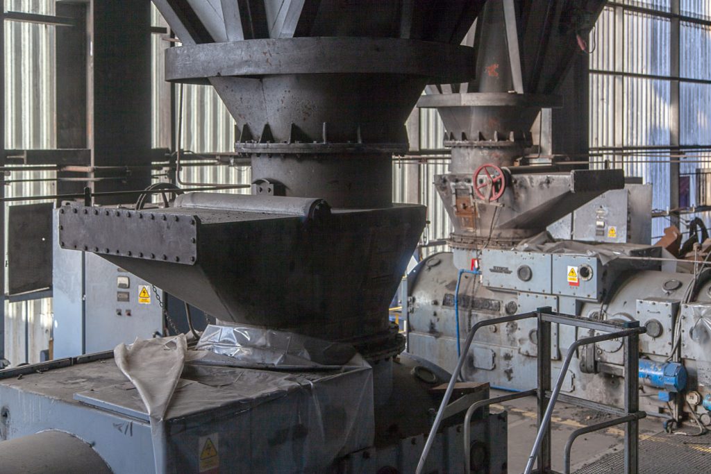 Desmantelamiento de la Central Térmica de Lada. Iberdrola. Langreo. Asturias 2021