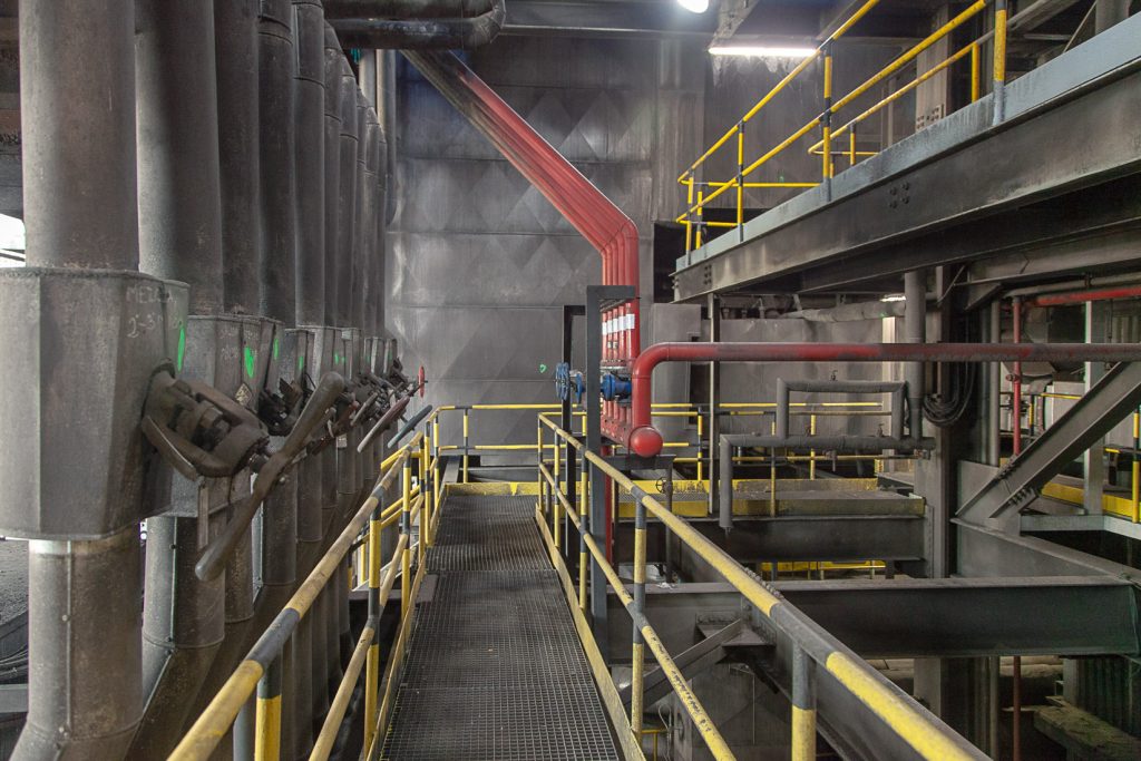 Desmantelamiento de la Central Térmica de Lada. Iberdrola. Langreo. Asturias 2021