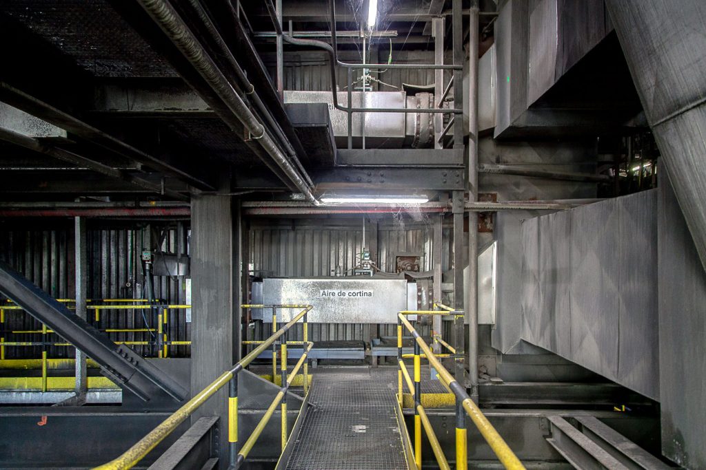 Desmantelamiento de la Central Térmica de Lada. Iberdrola. Langreo. Asturias 2021