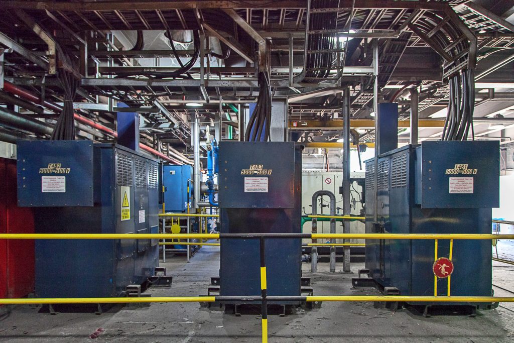 Desmantelamiento de la Central Térmica de Lada. Iberdrola. Langreo. Asturias 2021