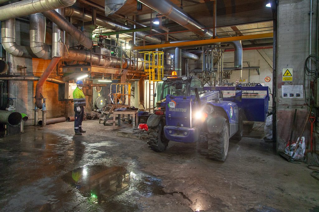 Desmantelamiento de la Central Térmica de Lada. Iberdrola. Langreo. Asturias 2021