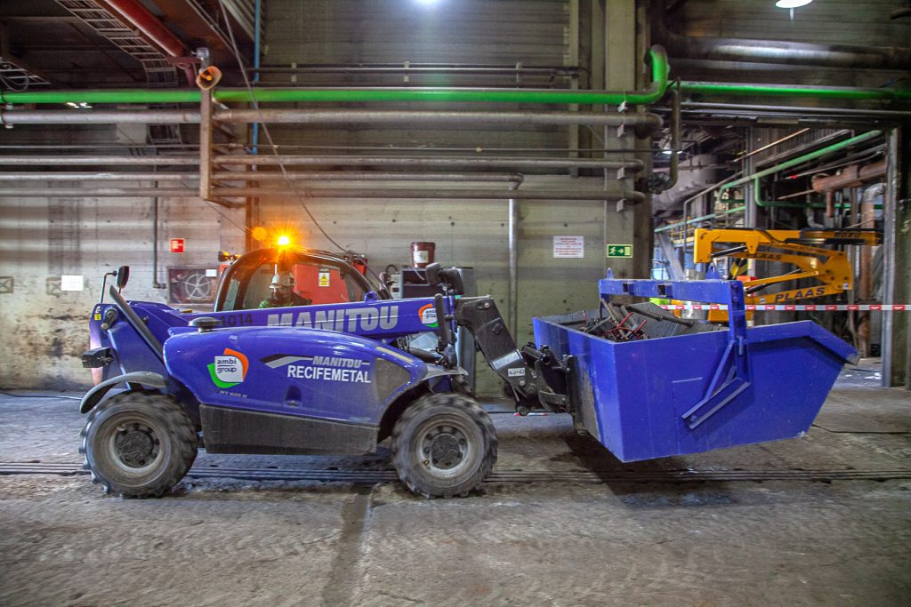 Desmantelamiento de la Central Térmica de Lada. Iberdrola. Langreo. Asturias 2021