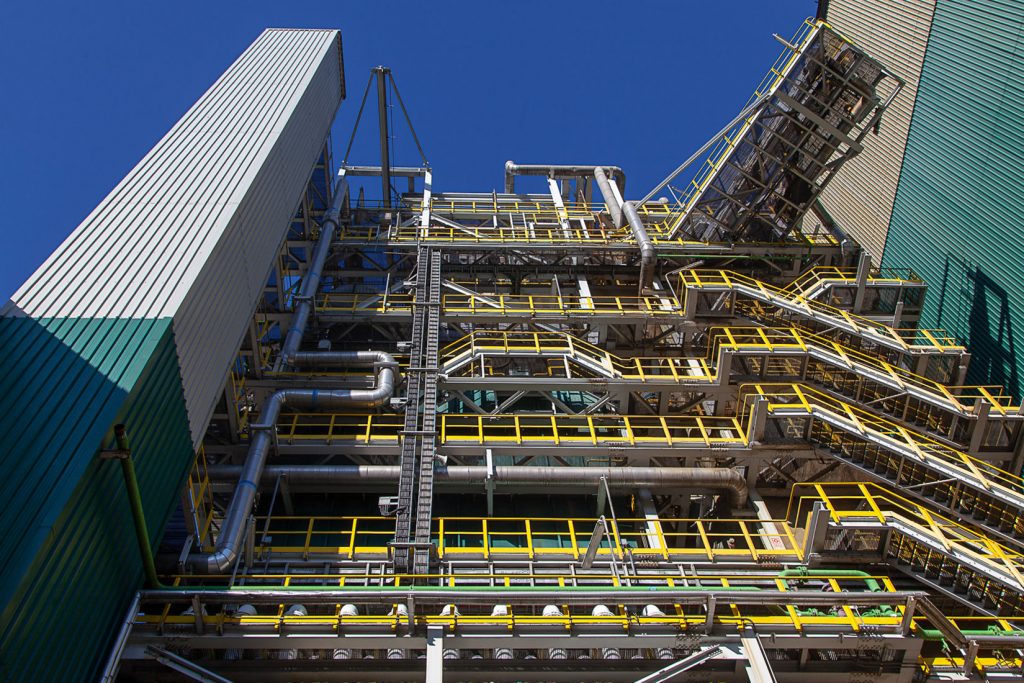 Desmantelamiento de la Central Térmica de Lada. Iberdrola. Langreo. Asturias 2021