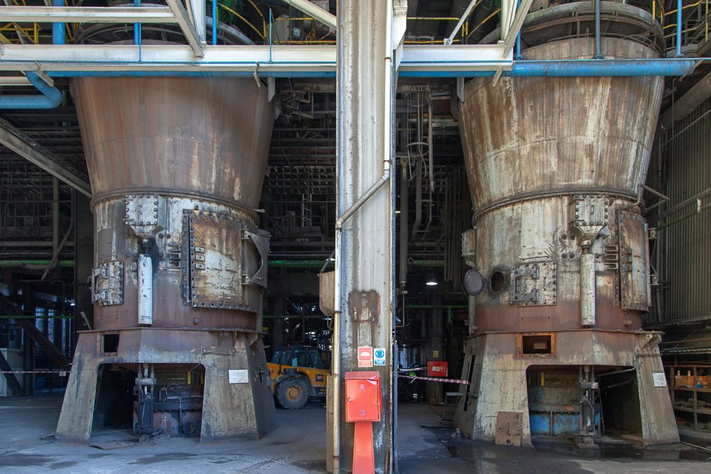 Desmantelamiento de la Central Térmica de Lada. Iberdrola. Langreo. Asturias 2021