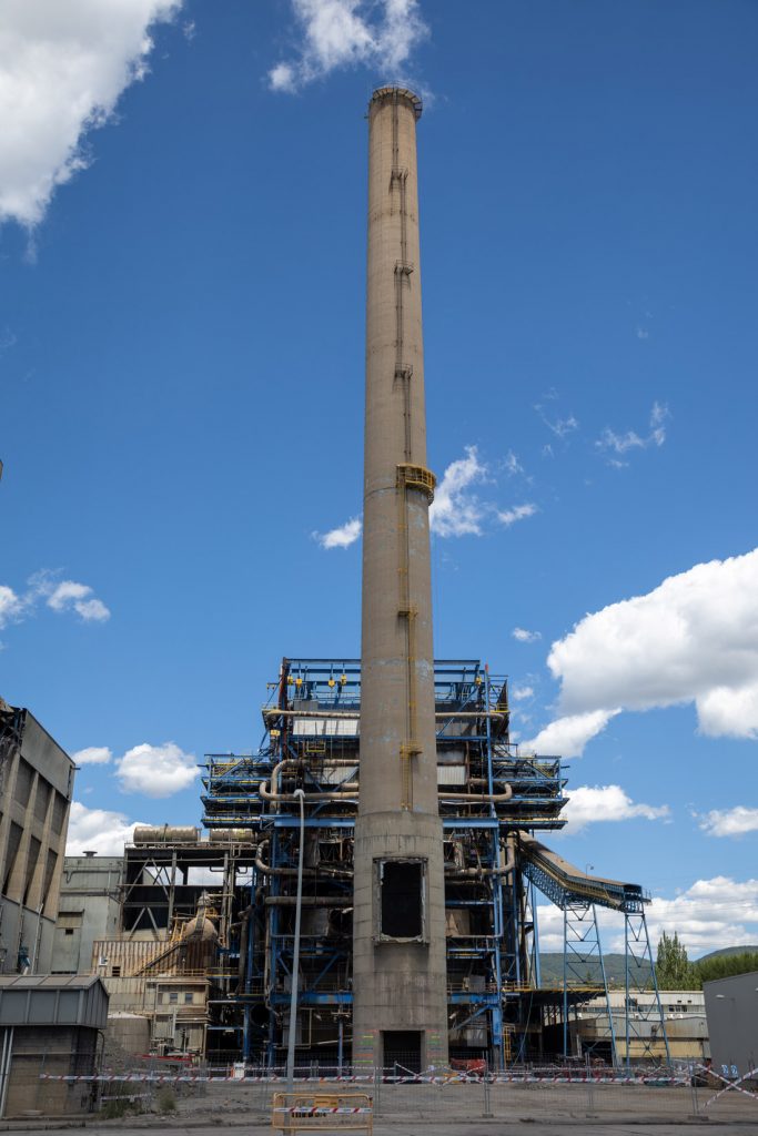 Desmantelamiento de la Central Térmica de La Robla. Naturgy. León 2022