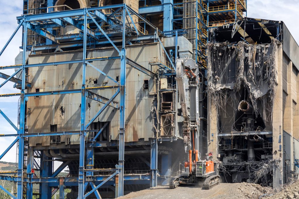 Desmantelamiento de la Central Térmica de La Robla. Naturgy. León 2022