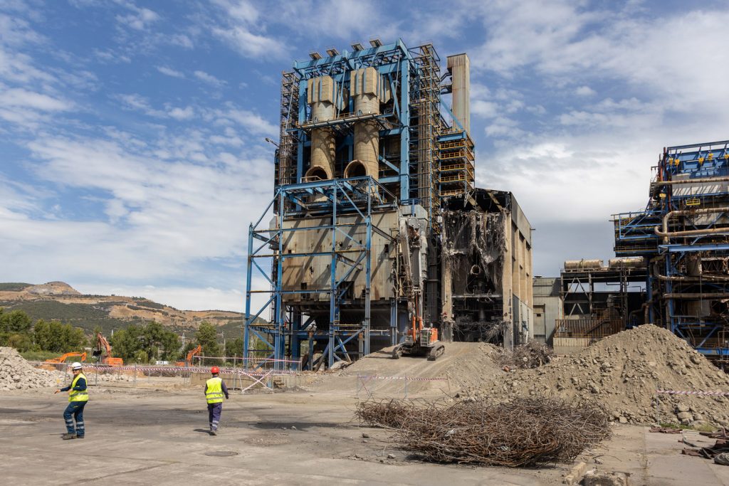 Desmantelamiento de la Central Térmica de La Robla. Naturgy. León 2022