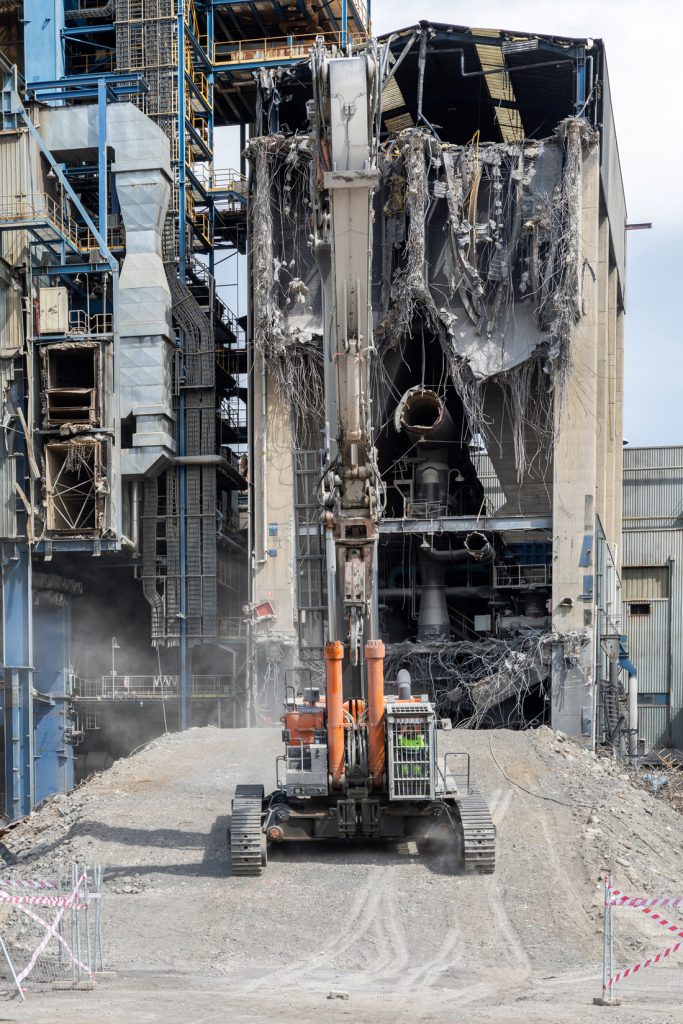 Desmantelamiento de la Central Térmica de La Robla. Naturgy. León 2022
