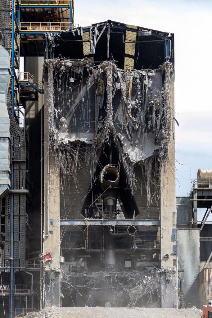 Desmantelamiento de la Central Térmica de La Robla. Naturgy. León 2022