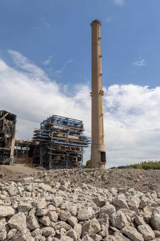 Desmantelamiento de la Central Térmica de La Robla. Naturgy. León 2022