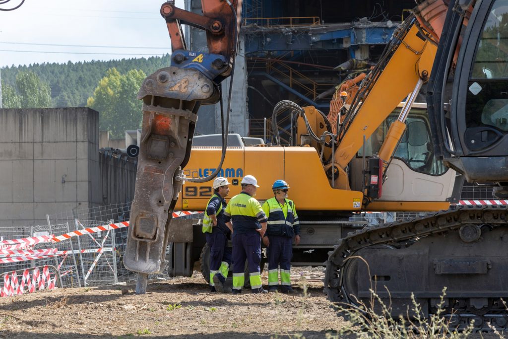 Desmantelamiento de la Central Térmica de La Robla. Naturgy. León 2022
