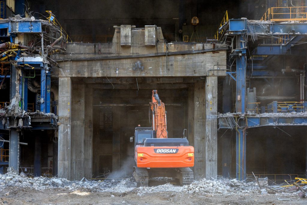 Desmantelamiento de la Central Térmica de La Robla. Naturgy. León 2022