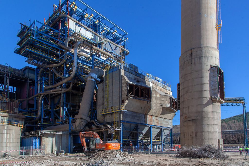 Desmantelamiento de la Central Térmica de La Robla. Naturgy. León 2022