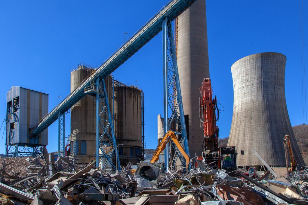 Desmantelamiento de la Central Térmica de La Robla. Naturgy. León 2022