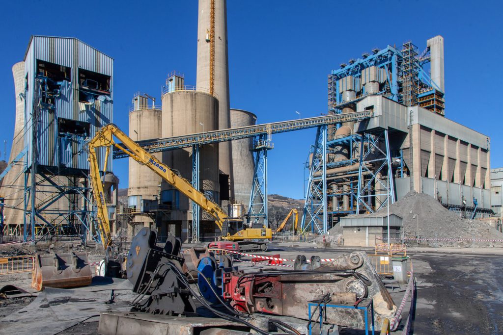 Desmantelamiento de la Central Térmica de La Robla. Naturgy. León 2022