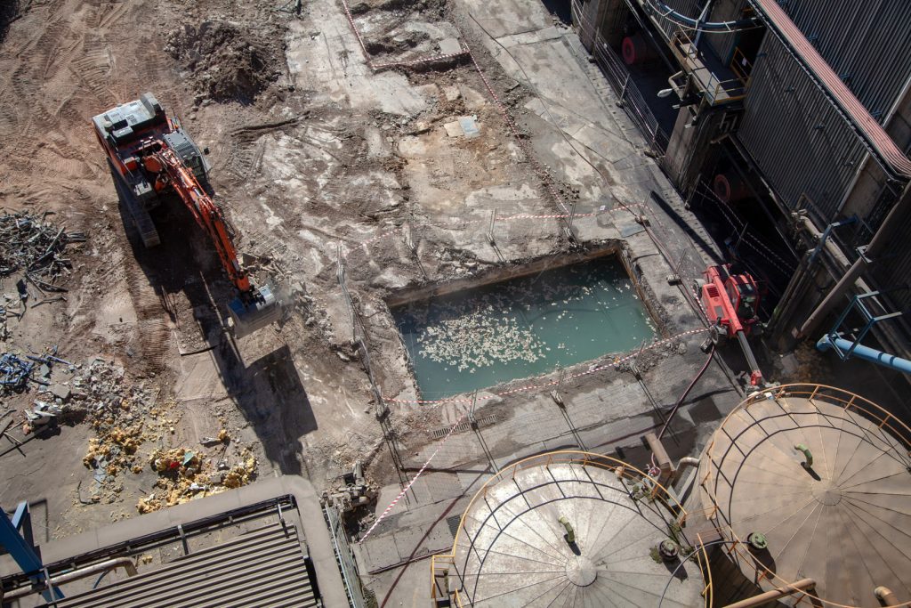 Desmantelamiento de la Central Térmica de La Robla. Naturgy. León 2022