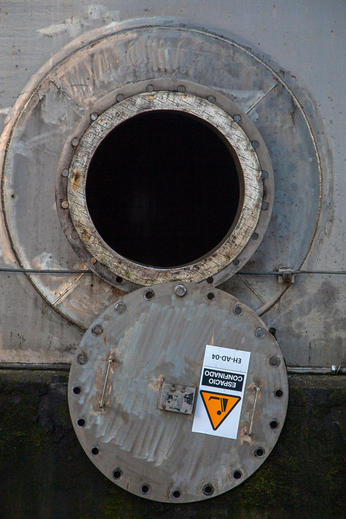 Desmantelamiento de la Central Térmica de Lada. Iberdrola. Langreo. Asturias 2021