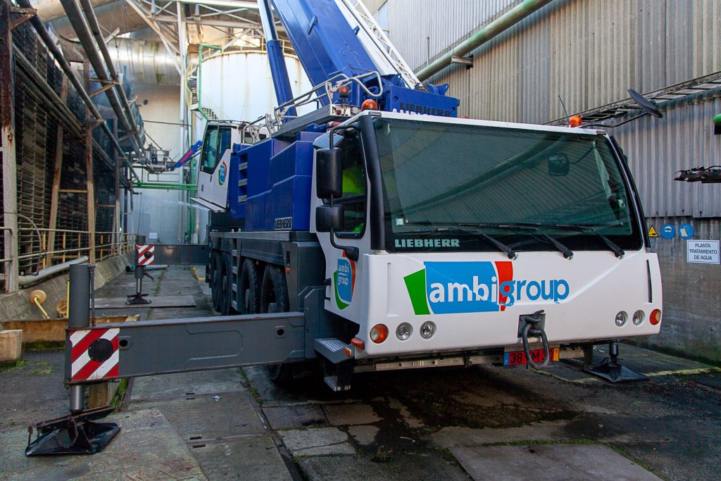 Desmantelamiento de la Central Térmica de Lada. Iberdrola. Langreo. Asturias 2021