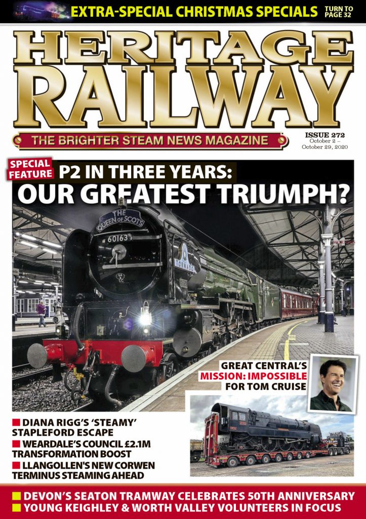 Portada de la revista Heritage Railway. Numero 272. Octubre 2020