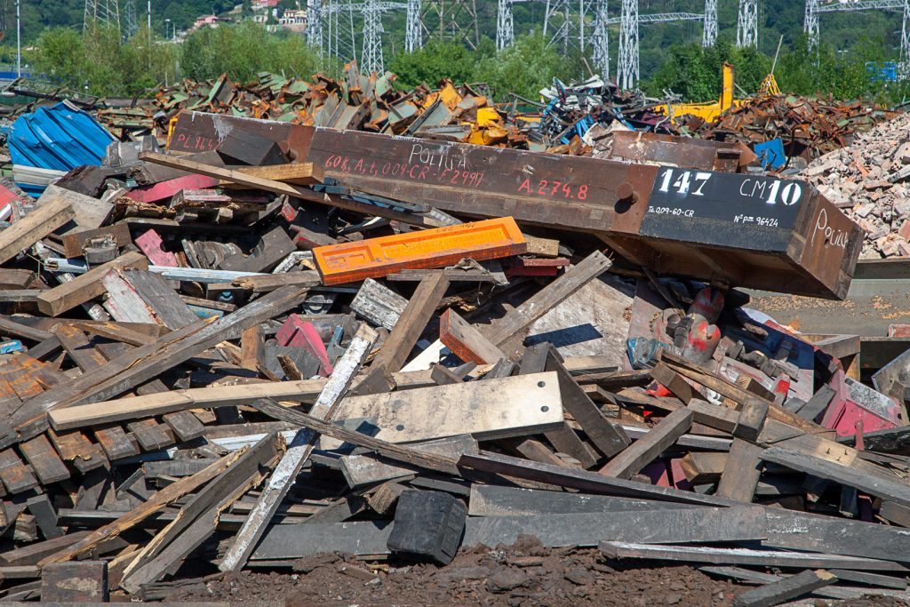 Derribo de la factoría industrial de Felguera Melt. Langreo 2020