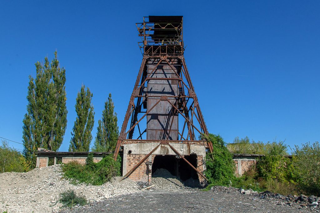 Antiguas instalaciones mineras. Lupeni. Rumanía 2021