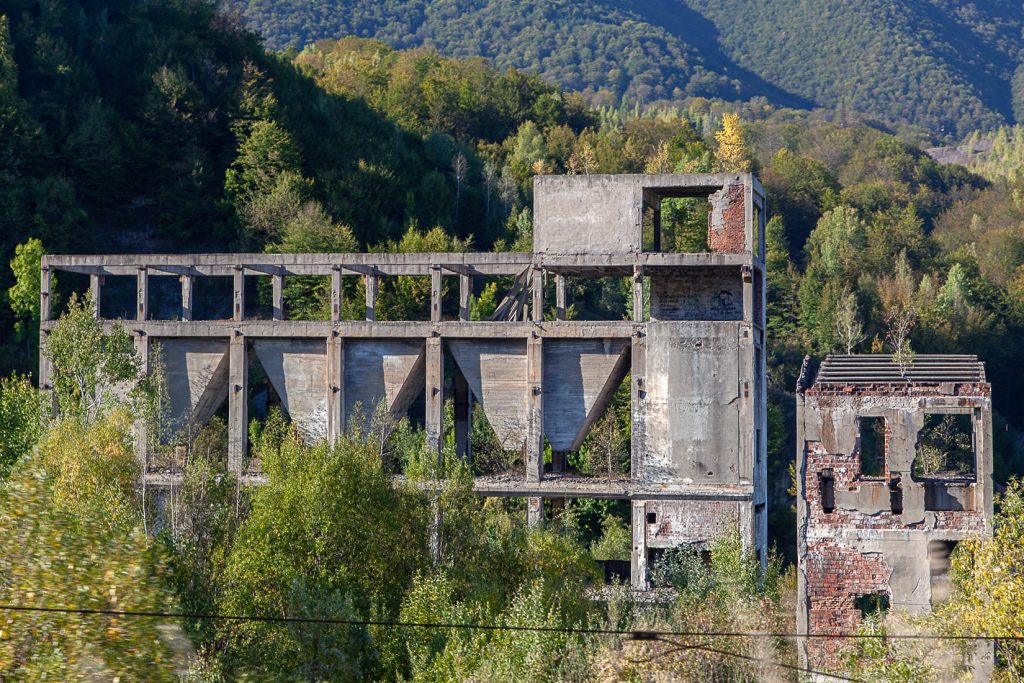 Antiguas instalaciones mineras. Lupeni. Rumanía 2021