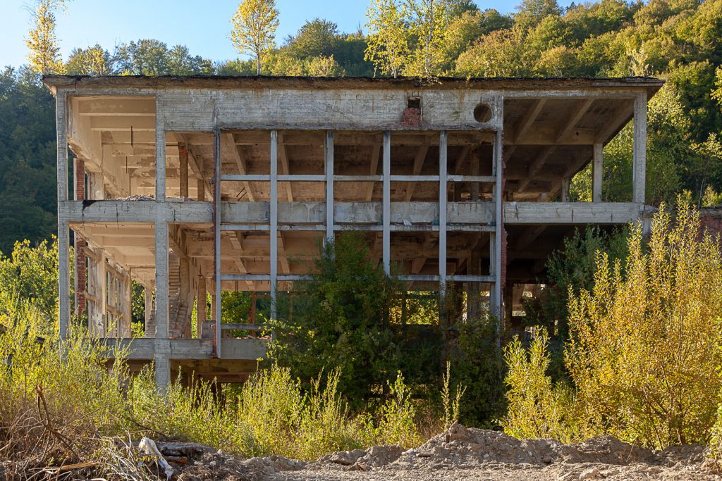 Antiguas instalaciones mineras. Lupeni. Rumanía 2021