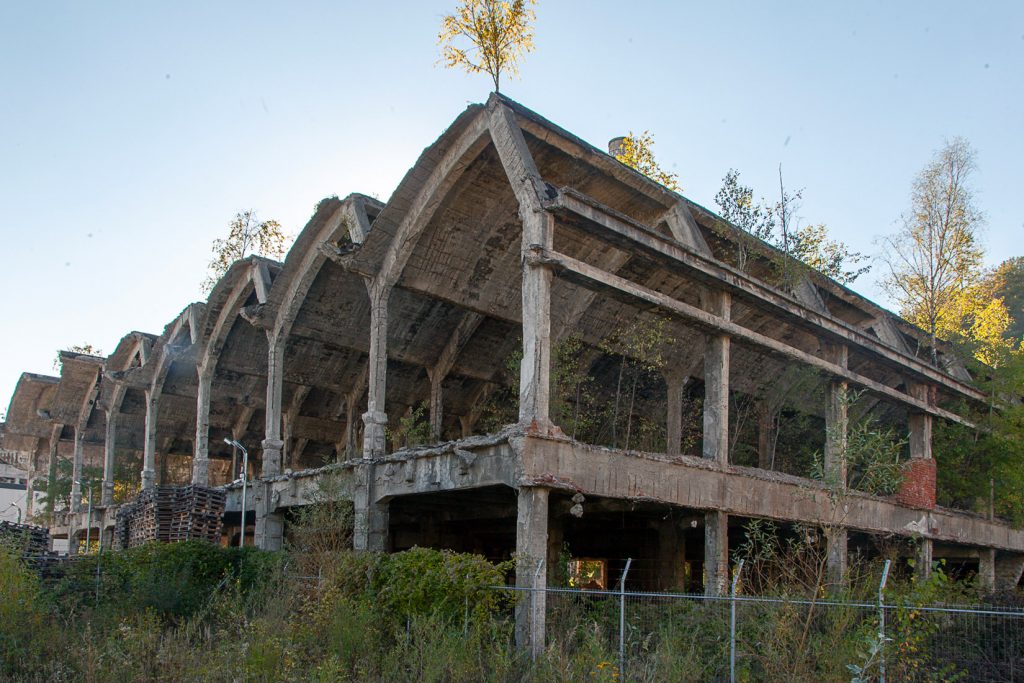 Antiguas instalaciones mineras. Lupeni. Rumanía 2021