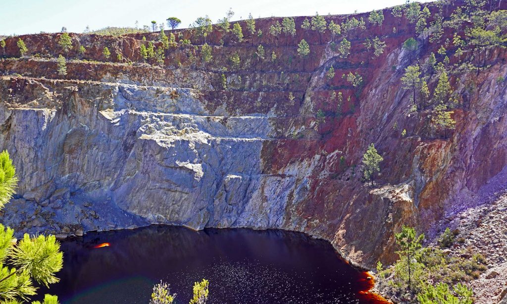 Corta de la mina Peña del Hierro. Minas de Riotinto. Huelva. 2023