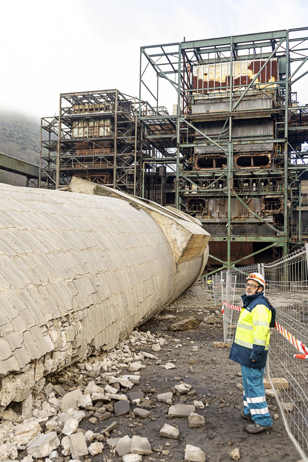 Desmantelamiento de la Central Térmica del Narcea. Naturgy. Tineo