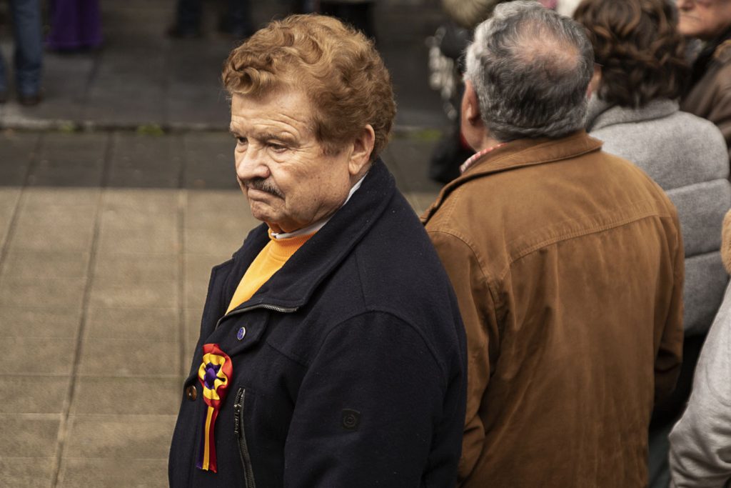 Despedida a Anita Sirgo, emblema de la lucha antifranquista. Langreo. Asturias 2024